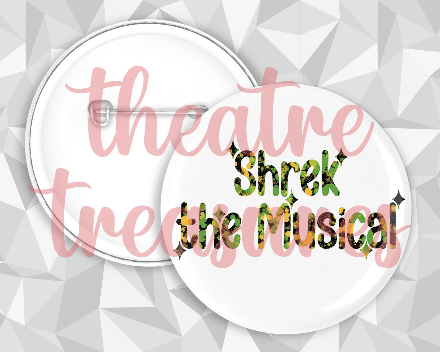 Shrek the Musical Badge | Handmade Musical Theatre Gift