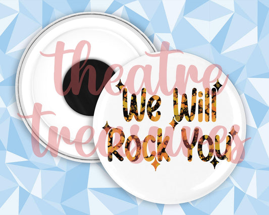 We Will Rock You Magnet | Handmade Musical Theatre Gift