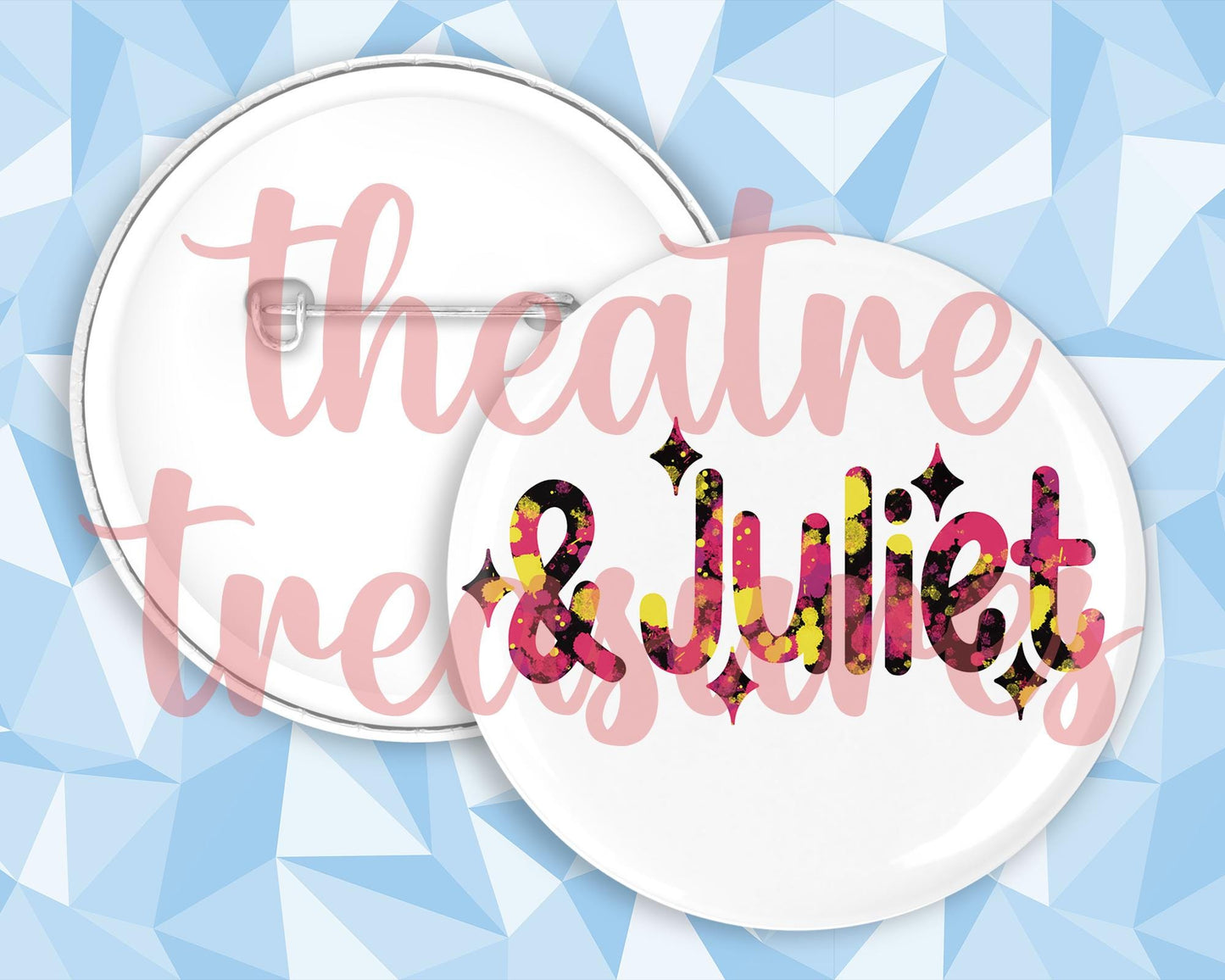 AndJuliet Badge | Handmade Musical Theatre Gift