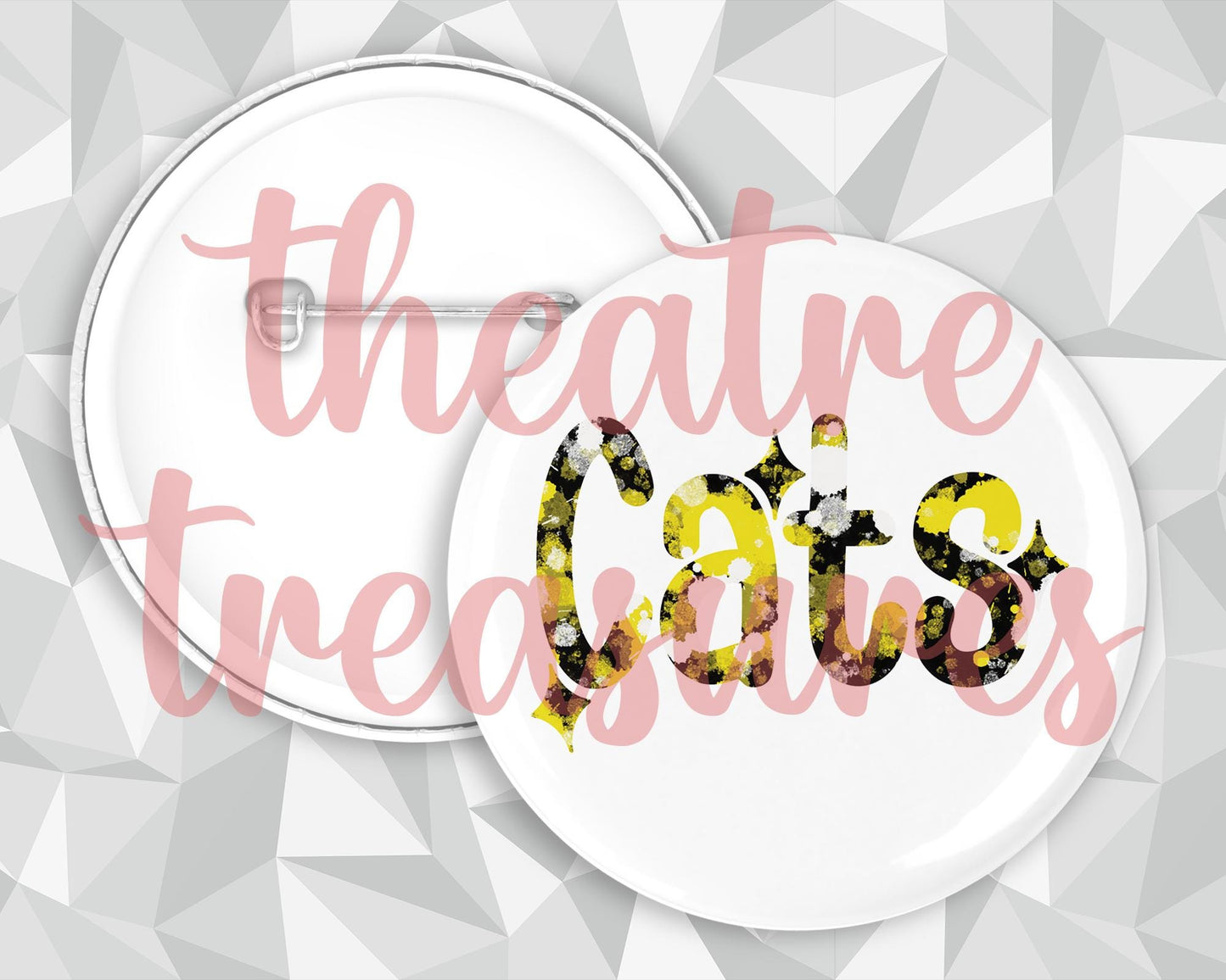 Cats Badge | Handmade Musical Theatre Gift
