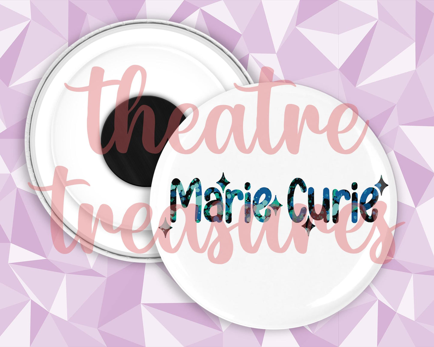 Marie Curie Musical Magnet | Handmade Musical Theatre Gift