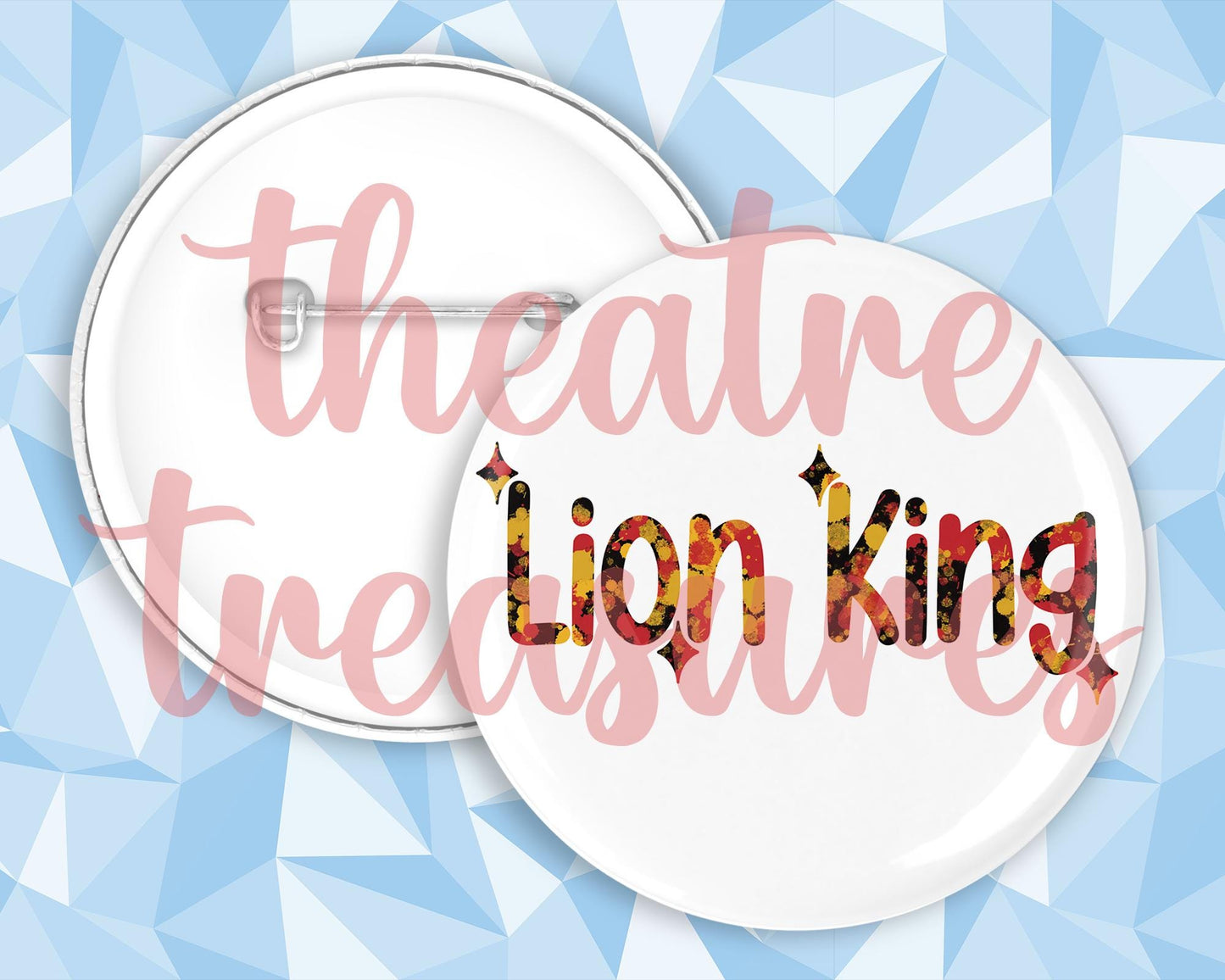 Lion King Badge | Handmade Musical Theatre Gift