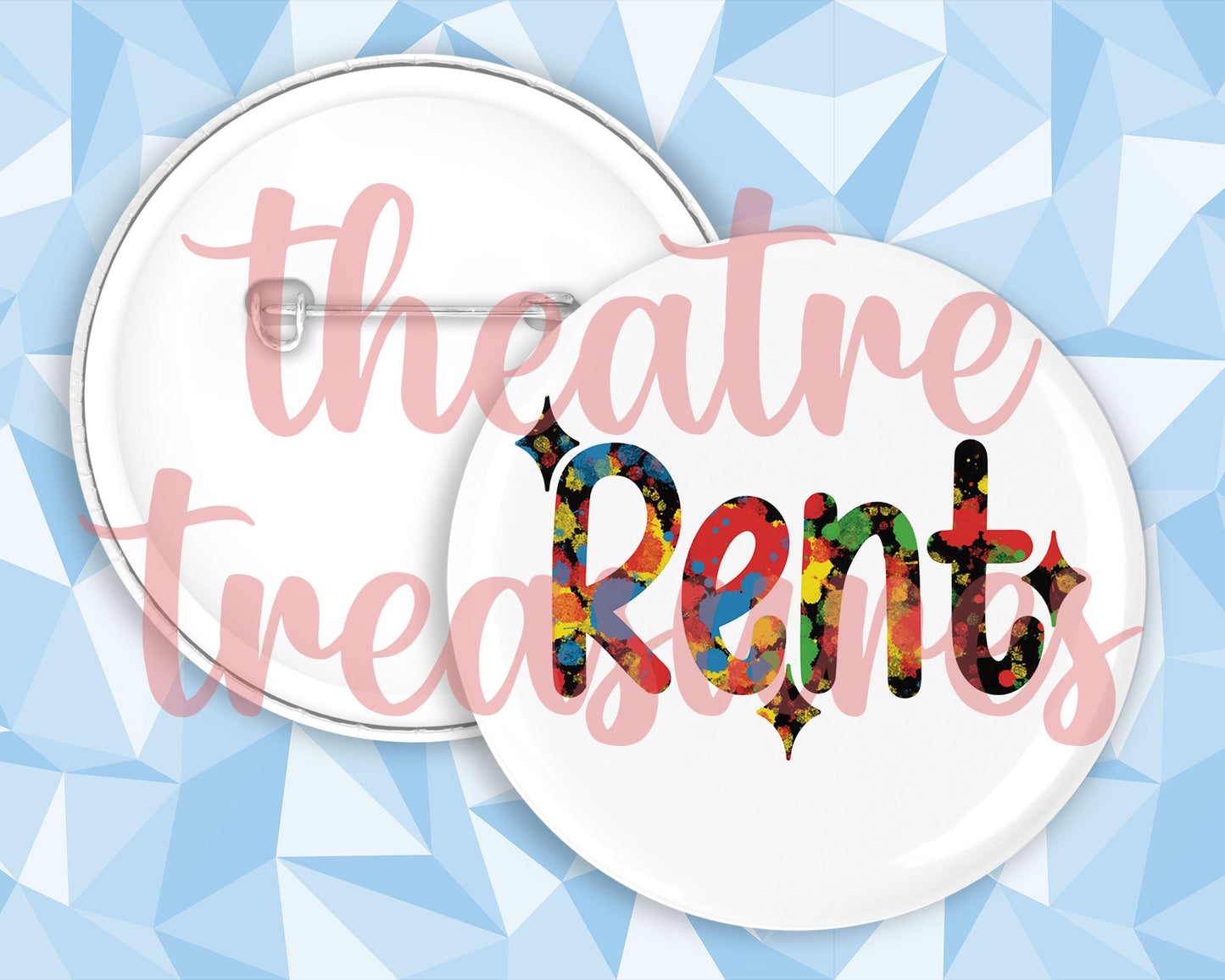 Rent Badge | Handmade Musical Theatre Gift