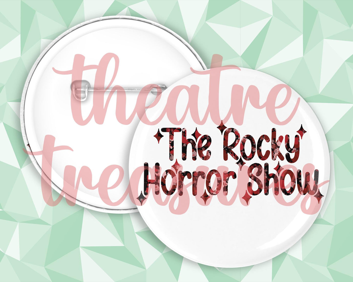 The Rocky Horror Show Badge | Handmade Musical Theatre Gift