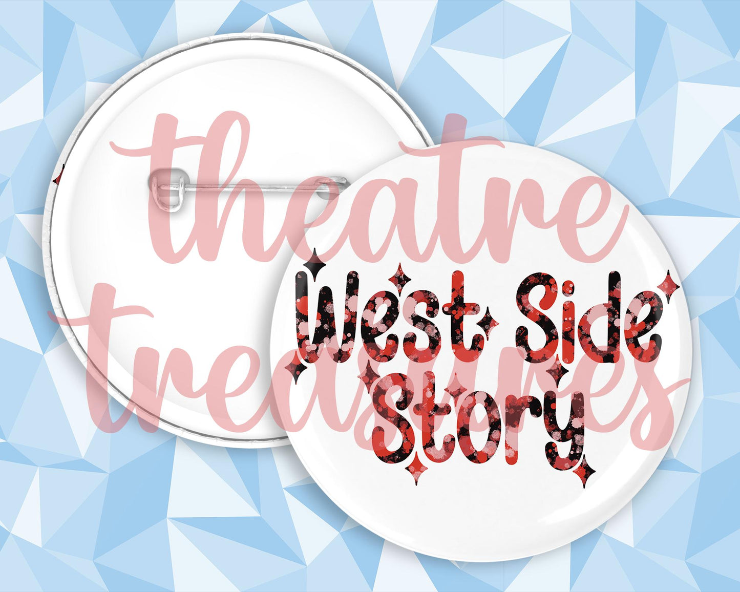 West Side Story Badge | Handmade Musical Theatre Gift