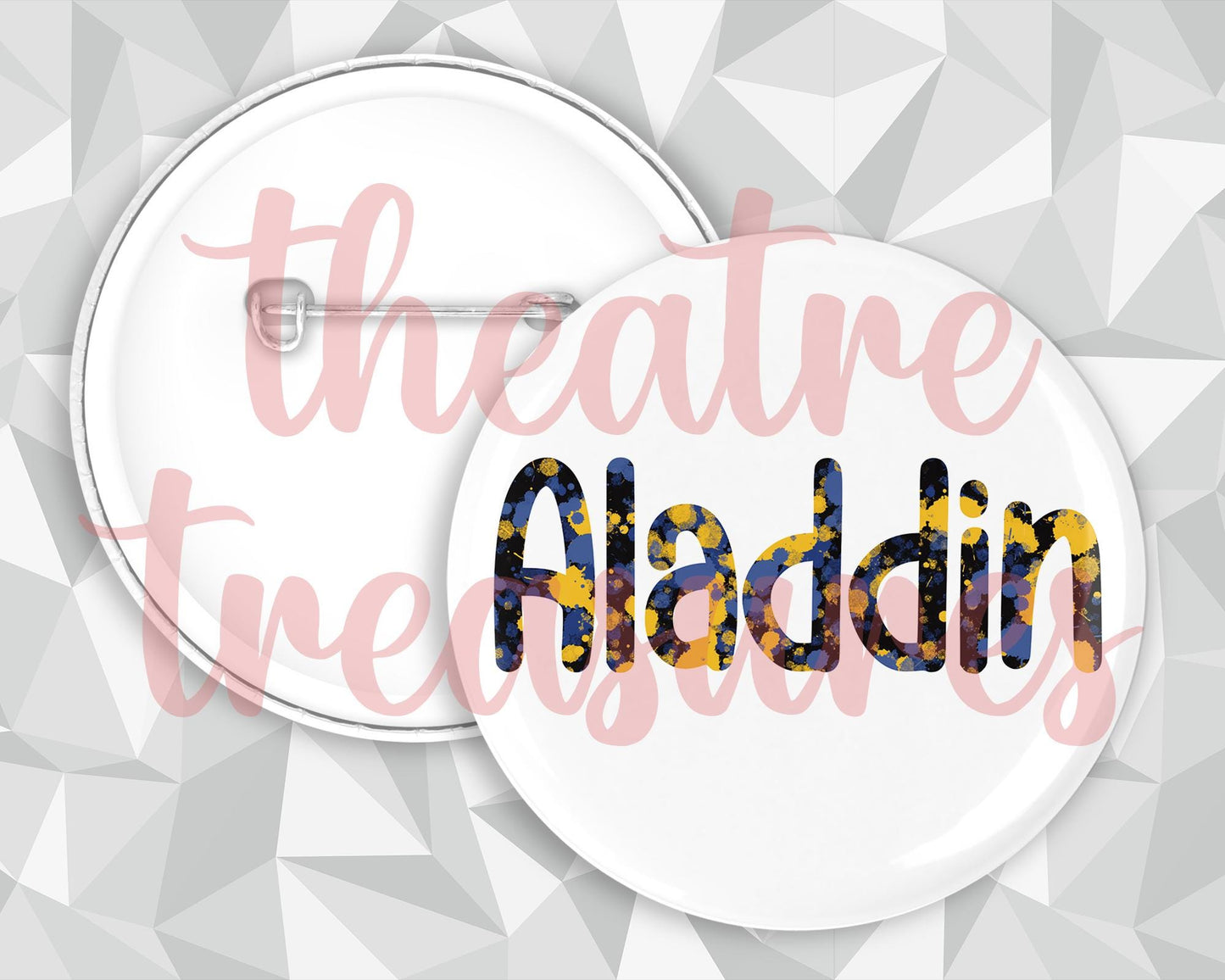 Aladdin Badge | Handmade Panto Musical Theatre Gift