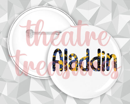 Aladdin Badge | Handmade Panto Musical Theatre Gift