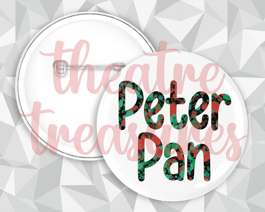 Peter Pan Badge | Handmade Panto Musical Theatre Gift