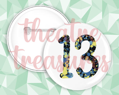 13 The Musical Badge | Handmade Musical Theatre Gift