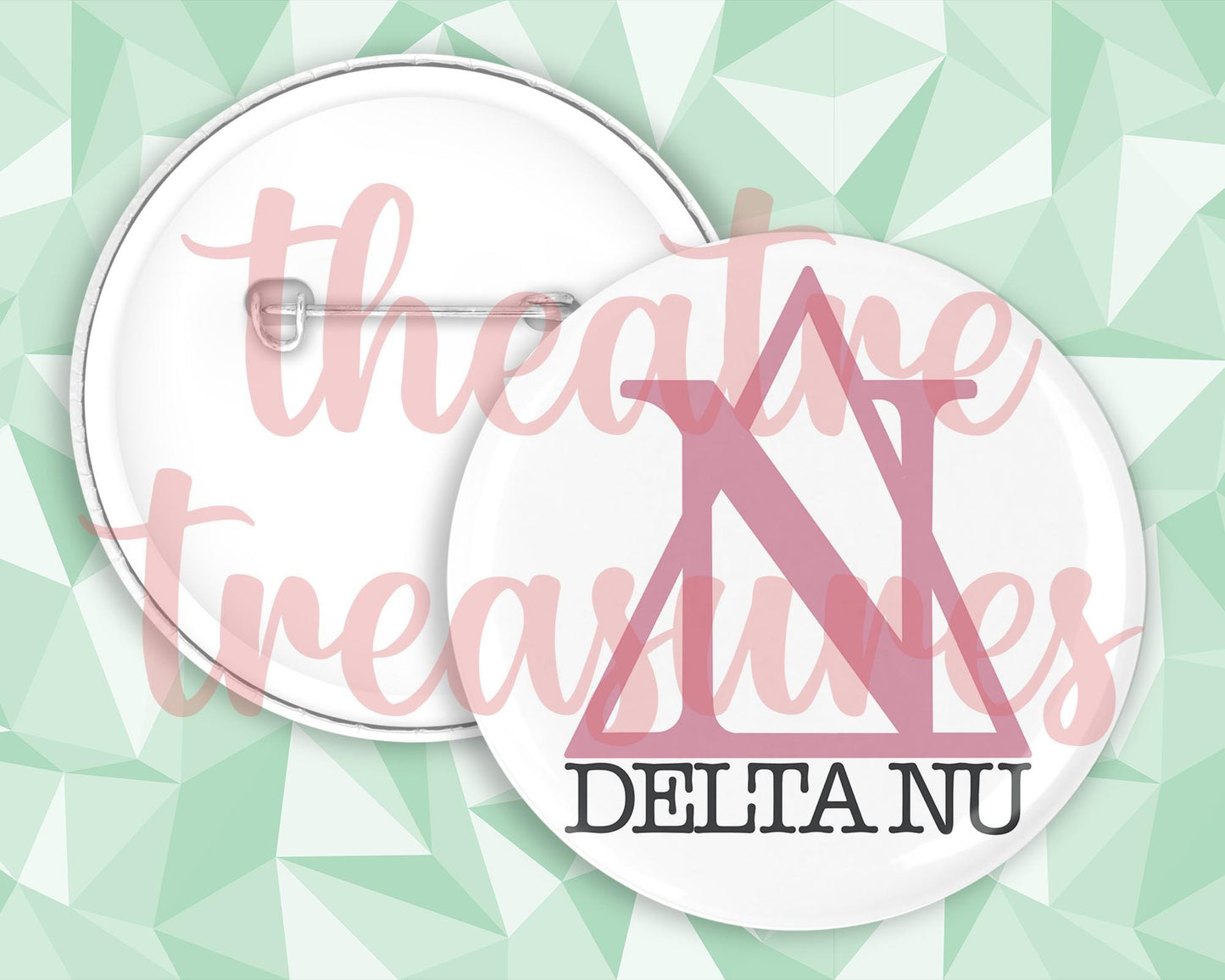 Legally Blonde, Delta Nu, Badge | Handmade Musical Theatre Gift