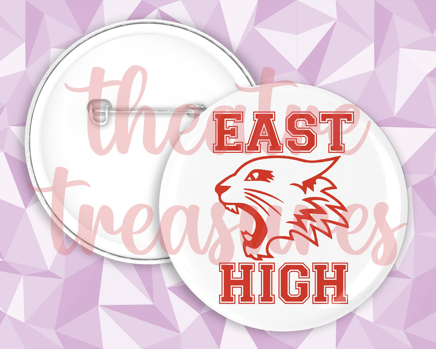 East High Badge | Handmade Musical Theatre Gift