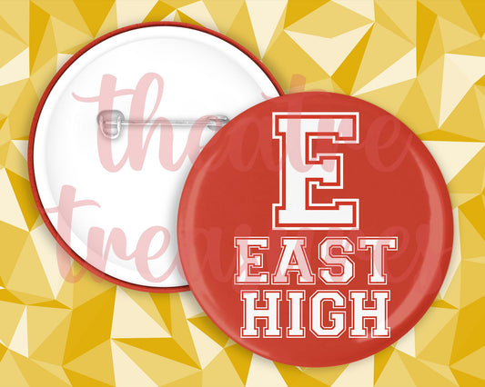 East High Red Badge | Handmade Musical Theatre Gift