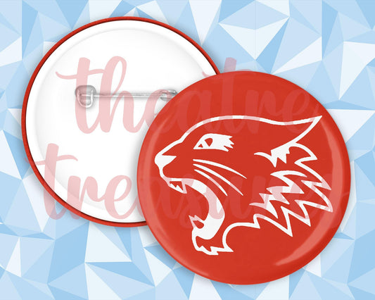 High School Musical, Wildcats Red Badge | Handmade Musical Theatre Gift