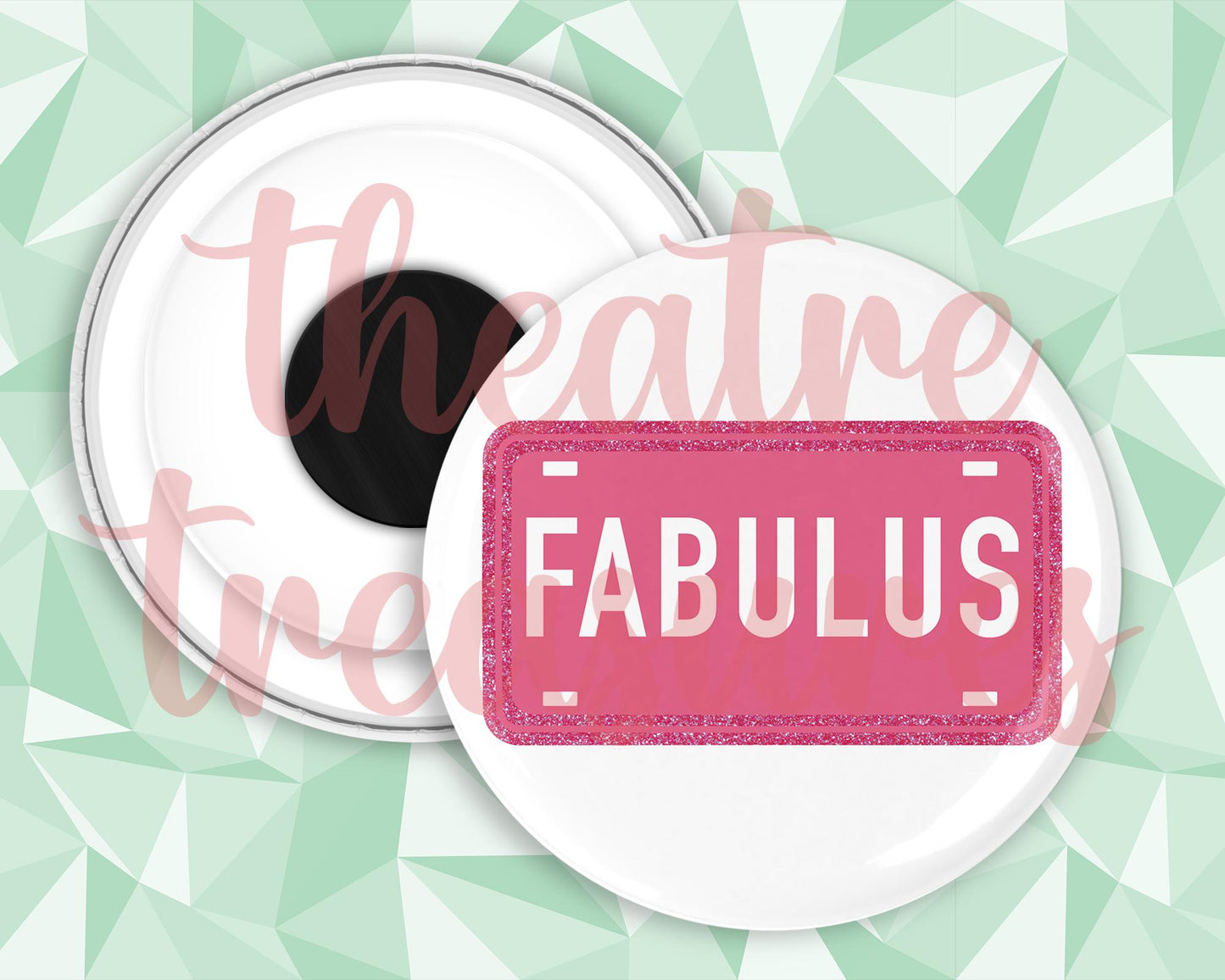 High School Musical, Fabulus Licence Plate, Magnet | Handmade Musical Theatre Gift