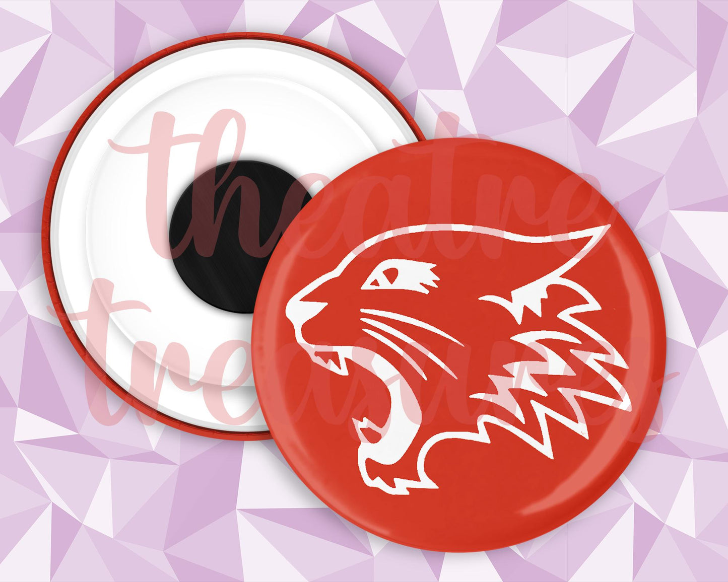 High School Musical, Wildcats Red, Magnet | Handmade Musical Theatre Gift